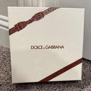 Dolce & Gabbana Devotion Holiday Box White with Red Ribbon Accent